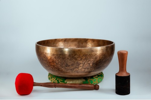Large Foot Singing Bowl Deep Vibration Healing Bowls for Chakra Balancing