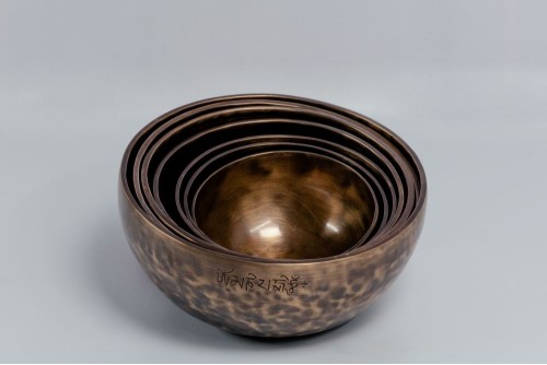 Professional Fullmoon chakra healing singing bowl set- tiger antique singing bowl set