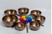 Professional Tiger Antique chakra healing singing bowl set