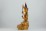 13" Golden Manjushree Statue