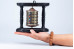 Tibetan Prayer Wheel with Tibetan Mantra and stone setting