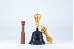 Black antique Tibetan Bell with vajra