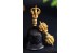 Black antique Tibetan Bell with vajra